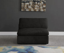 Load image into Gallery viewer, Cozy Black Velvet Chair