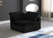 Load image into Gallery viewer, Cozy Black Velvet Chair