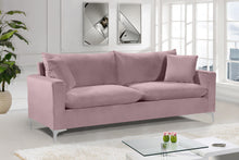 Load image into Gallery viewer, Naomi Pink Velvet Sofa