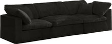 Load image into Gallery viewer, Cozy Black Velvet Cloud Modular Sofa
