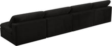 Load image into Gallery viewer, Cozy Black Velvet Cloud Modular Armless Sofa