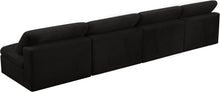 Load image into Gallery viewer, Cozy Black Velvet Cloud Modular Armless Sofa
