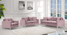 Load image into Gallery viewer, Naomi Pink Velvet Sofa