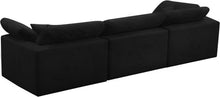 Load image into Gallery viewer, Cozy Black Velvet Cloud Modular Sofa