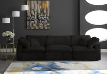 Load image into Gallery viewer, Cozy Black Velvet Cloud Modular Sofa