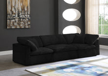 Load image into Gallery viewer, Cozy Black Velvet Cloud Modular Sofa