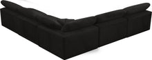 Load image into Gallery viewer, Cozy Black Velvet Cloud Modular Sectional
