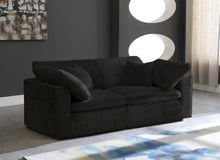 Load image into Gallery viewer, Cozy Black Velvet Cloud Modular Sofa