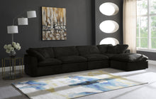 Load image into Gallery viewer, Cozy Black Velvet Cloud Modular Sectional