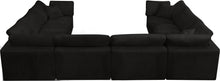 Load image into Gallery viewer, Cozy Black Velvet Cloud Modular Sectional