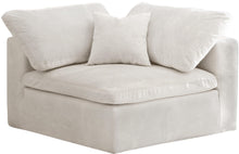 Load image into Gallery viewer, Cozy Cream Velvet Chair