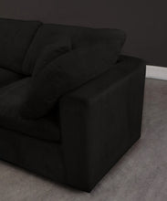 Load image into Gallery viewer, Cozy Black Velvet Cloud Modular Sofa