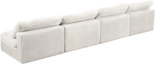 Load image into Gallery viewer, Cozy Cream Velvet Cloud Modular Armless Sofa