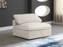 Load image into Gallery viewer, Cozy Cream Velvet Chair