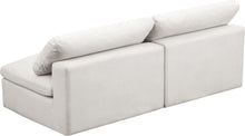 Load image into Gallery viewer, Cozy Cream Velvet Cloud Modular Armless Sofa