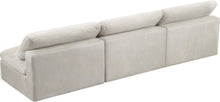 Load image into Gallery viewer, Cozy Cream Velvet Cloud Modular Armless Sofa