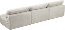 Load image into Gallery viewer, Cozy Cream Velvet Cloud Modular Armless Sofa
