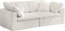 Load image into Gallery viewer, Cozy Cream Velvet Cloud Modular Sofa