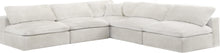 Load image into Gallery viewer, Cozy Cream Velvet Cloud Modular Sectional