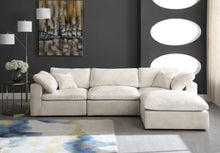Load image into Gallery viewer, Cozy Cream Velvet Cloud Modular Sectional