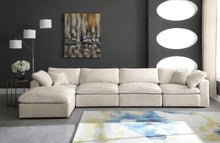 Load image into Gallery viewer, Cozy Cream Velvet Cloud Modular Sectional