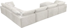 Load image into Gallery viewer, Cozy Cream Velvet Cloud Modular Sectional