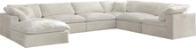 Load image into Gallery viewer, Cozy Cream Velvet Cloud Modular Sectional