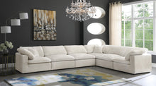 Load image into Gallery viewer, Cozy Cream Velvet Cloud Modular Sectional