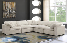 Load image into Gallery viewer, Cozy Cream Velvet Cloud Modular Sectional