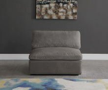 Load image into Gallery viewer, Cozy Grey Velvet Chair