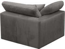 Load image into Gallery viewer, Cozy Grey Velvet Chair