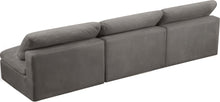 Load image into Gallery viewer, Cozy Grey Velvet Cloud Modular Armless Sofa