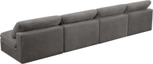 Load image into Gallery viewer, Cozy Grey Velvet Cloud Modular Armless Sofa