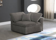 Load image into Gallery viewer, Cozy Grey Velvet Chair
