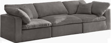 Load image into Gallery viewer, Cozy Grey Velvet Cloud Modular Sofa