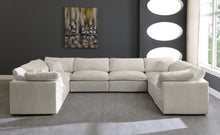 Load image into Gallery viewer, Cozy Cream Velvet Cloud Modular Sectional