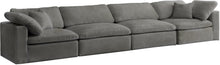 Load image into Gallery viewer, Cozy Grey Velvet Cloud Modular Sofa