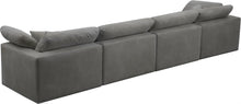 Load image into Gallery viewer, Cozy Grey Velvet Cloud Modular Sofa