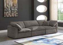 Load image into Gallery viewer, Cozy Grey Velvet Cloud Modular Sofa