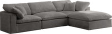 Load image into Gallery viewer, Cozy Grey Velvet Cloud Modular Sectional