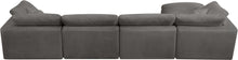 Load image into Gallery viewer, Cozy Grey Velvet Cloud Modular Sectional