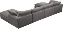 Load image into Gallery viewer, Cozy Grey Velvet Cloud Modular Sectional