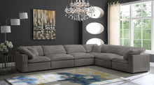 Load image into Gallery viewer, Cozy Grey Velvet Cloud Modular Sectional