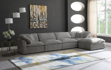 Load image into Gallery viewer, Cozy Grey Velvet Cloud Modular Sectional