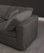Load image into Gallery viewer, Cozy Grey Velvet Cloud Modular Sofa