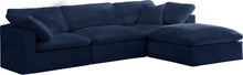 Load image into Gallery viewer, Cozy Navy Velvet Cloud Modular Sectional
