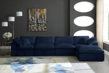 Load image into Gallery viewer, Cozy Navy Velvet Cloud Modular Sectional