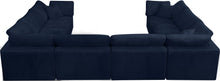 Load image into Gallery viewer, Cozy Navy Velvet Cloud Modular Sectional