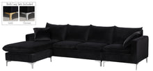 Load image into Gallery viewer, Naomi Black Velvet 2pc. Reversible Sectional