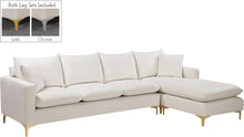Load image into Gallery viewer, Naomi Cream Velvet 2pc. Reversible Sectional